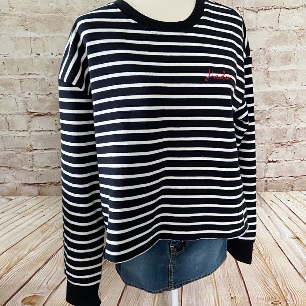 Youth in Revolt striped jadore sweatshirt